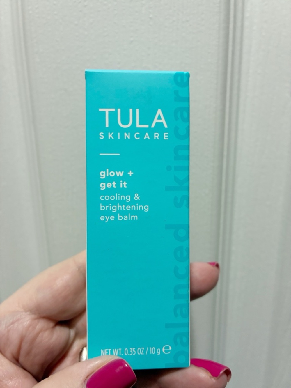 Tula Glow + Get It Cooling & Brightening Eye Balm